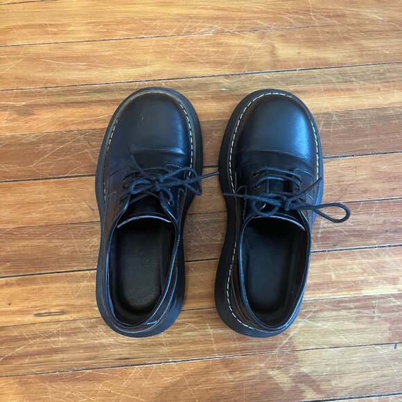 Olive footwear chunky derby shoes. Uk size 7 men main image 4